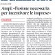 Fusione necessaria per incentivare le imprese